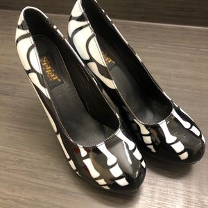 Skeleton Halloween high heels